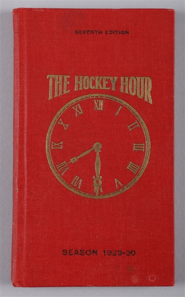 1929-30 "The Hockey Hour" Hockey Guide