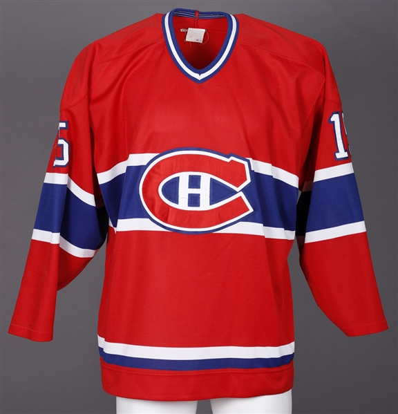 Paul DiPietros Mid-1990s Montreal Canadiens Game-Worn Jersey Obtained from Team with LOA