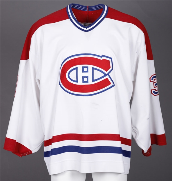 Jeff Hacketts Early-2000s Montreal Canadiens Game-Worn Jersey Obtained from Team with LOA