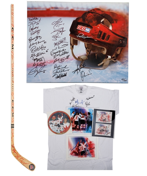 Paul Hendersons 1972 Canada-Russia Series Memorabilia and Autograph Collection with His Signed LOA