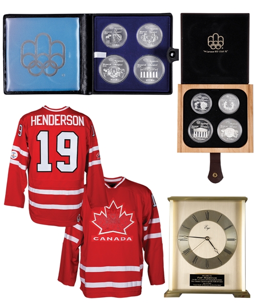 Paul Hendersons Hall of Fame and International Hockey Memorabilia Collection with His Signed LOA
