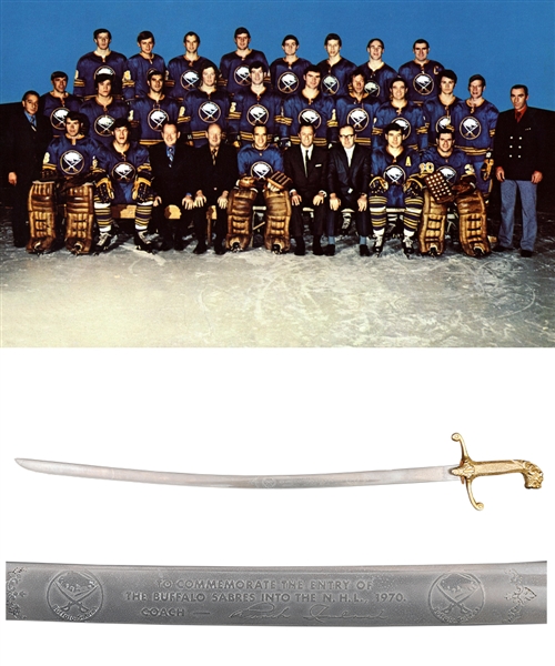 Buffalo Sabres 1970 Inaugural Season Limited-Edition Presentation Sword by Wilkinson (28")