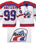 Wayne Gretzky Signed Indianapolis Racers Limited-Edition Home Jersey #1/250 with UDA COA