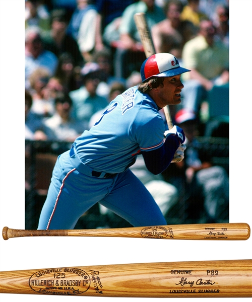 Gary Carters Late-1970s Montreal Expos Louisville Game-Used Bat for Charity