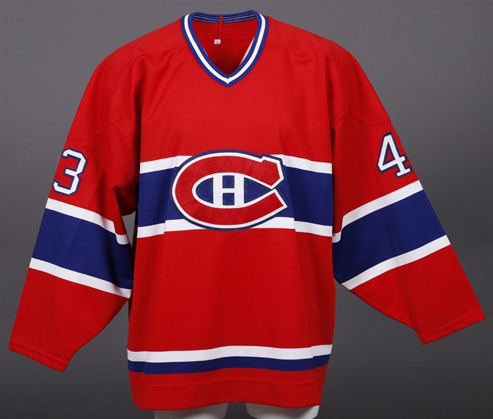 Patrice Brisebois Mid-1990s Montreal Canadiens Game-Worn Jersey