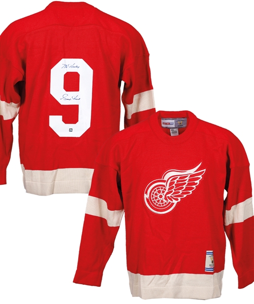 Gordie Howe Signed Detroit Red Wings "Vintage Hockey" Jersey with COA - "Mr Hockey" Annotation