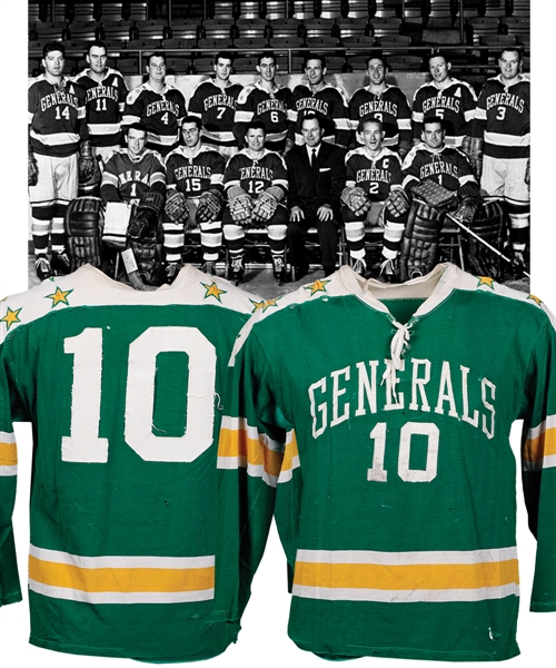 Early-1960s EHL Greensboro Generals #10 Game-Worn Jersey