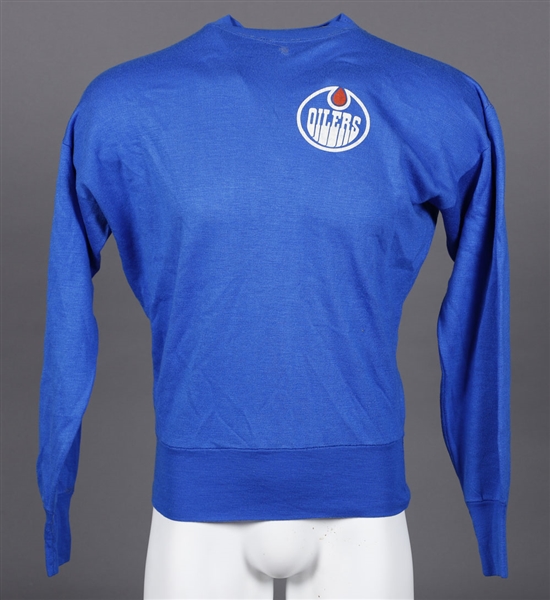 Dave Semenkos 1978-79 Edmonton Oilers Final WHA Season Worn Team Track Suit