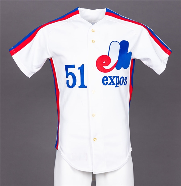 Rick Engles 1981 Montreal Expos Game-Issued Home Jersey 