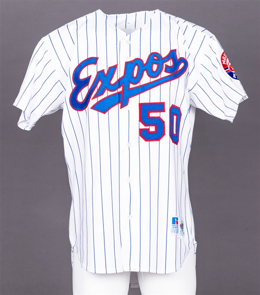 Geoff Blums 1999 Montreal Expos Game-Worn Home Jersey
