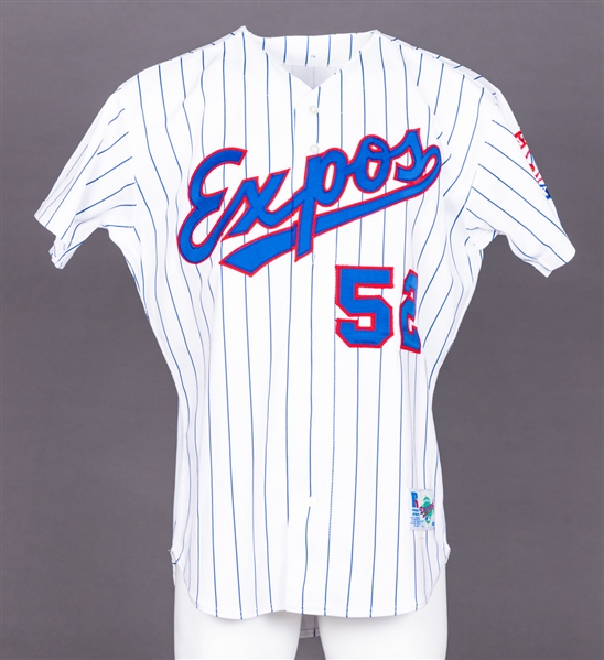 Scott Stricklands 1999 Montreal Expos Game-Worn Home Jersey