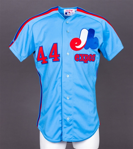 Tim Burkes 1990 Montreal Expos Game-Issued Road Jersey 