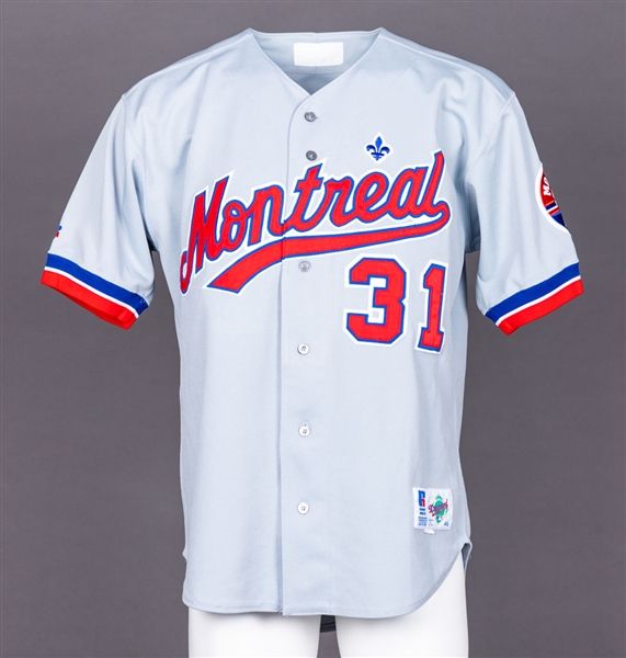 Jeff Shaws 1995 Montreal Expos Game-Worn Road Jersey