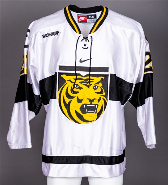 Brett Sterlings Early-2000s WCHA Colorado College Tigers Game-Worn Jersey