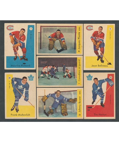 1959-60 Parkhurst Hockey Complete 50-Card Set