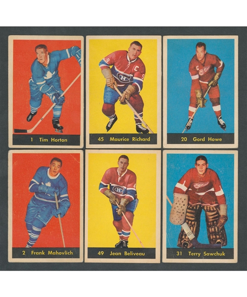 1960-61 Parkhurst Hockey Complete 61-Card Set