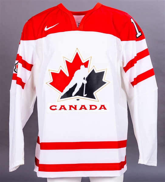 Ryan Murphys 2013 IIHF World Junior Championships Team Canada Game-Worn Jersey