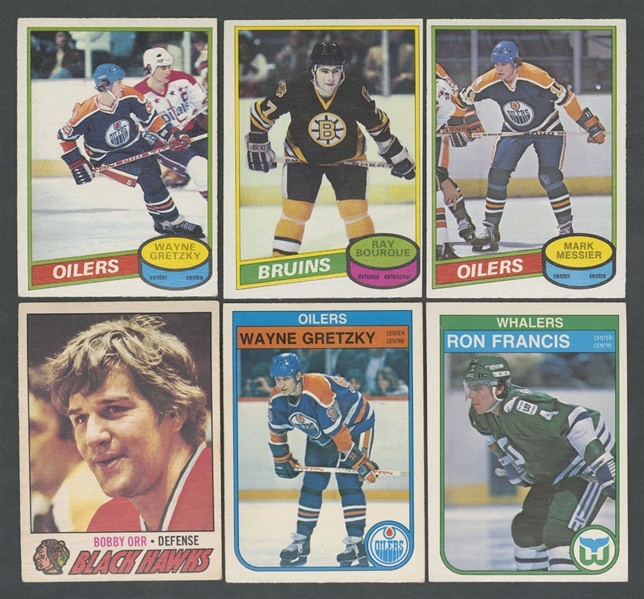 1977-78, 1980-81 and 1982-83 O-Pee-Chee Hockey Complete 396-Card Sets