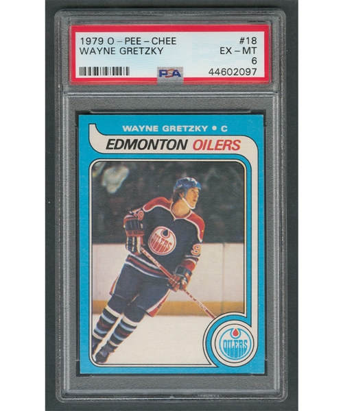 1979-80 O-Pee-Chee Hockey Complete 396-Card Set with PSA 6 Wayne Gretzky RC