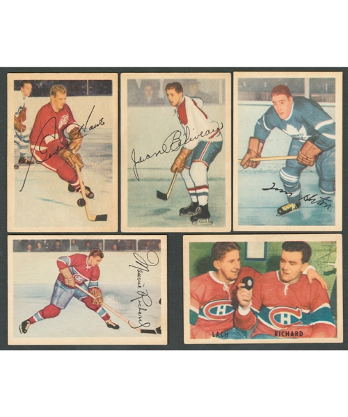 1953-54 Parkhurst Hockey Complete 100-Card Set