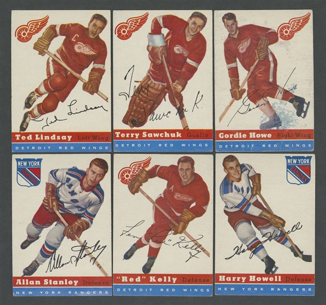 1954-55 Topps Hockey Complete 60-Card Set