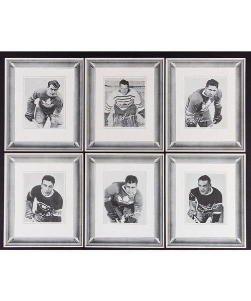 1938-39 Quaker Oats Toronto Maple Leafs and Montreal Canadiens Photo Card Complete Set of 30