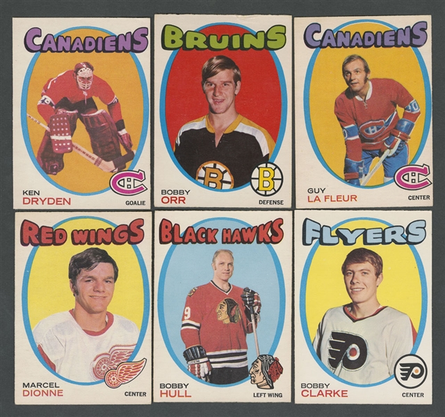 1971-72 O-Pee-Chee Hockey Complete 264-Card Set