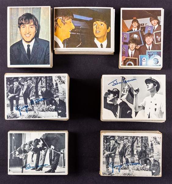 1964 O-Pee-Chee and Topps Beatles Diary, Beatles Color Cards and Black & White Series (1, 2 & 3) Set and Starter Set Collection of 9