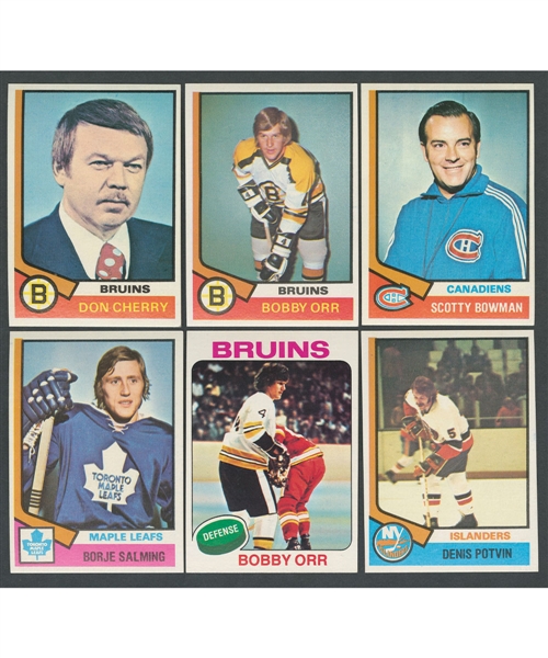 1974-75 and 1975-76 Topps Hockey Complete Sets