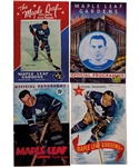 Maple Leaf Gardens / Toronto Maple Leafs 1940-48 Program Collection of 34 Including 1945 and 1948 Stanley Cup Finals Programs