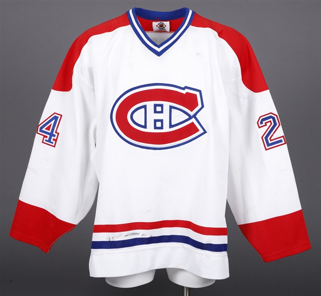 Ben Guites Late-1990s Montreal Canadiens Game-Worn Pre-Season Jersey Obtained from Team with LOA