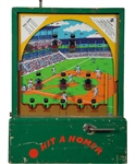 Vintage 1940s “Hit A Homer” Coin-Operated Mechanical Table Top Baseball Game