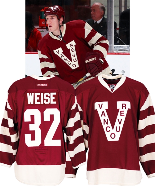 Dale Weises 2012-13 Vancouver Canucks Game-Worn Alternate "Millionaires" Jersey with Team COA