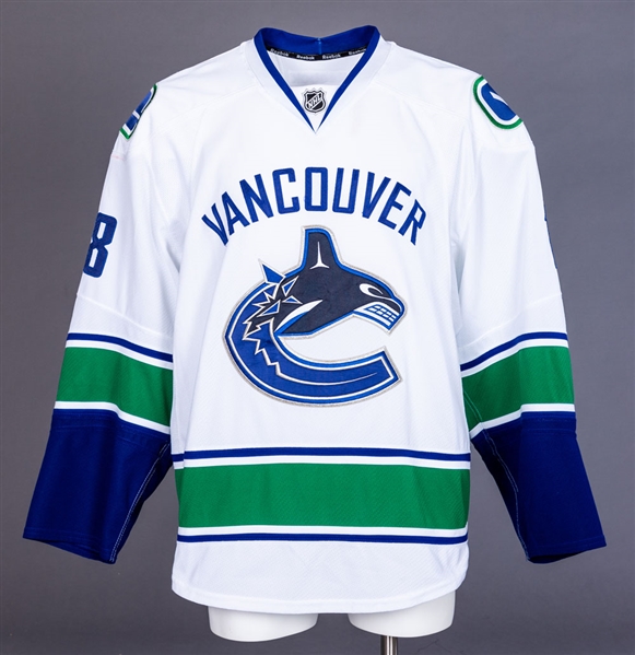 Jake Virtanens 2015-16 Vancouver Canucks Game-Worn Rookie Season Jersey with Team COA