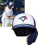 Josh Donaldson’s 2017 Toronto Blue Jays Game-Worn Batting Helmet - MLB Authenticated! - Photo-Matched!