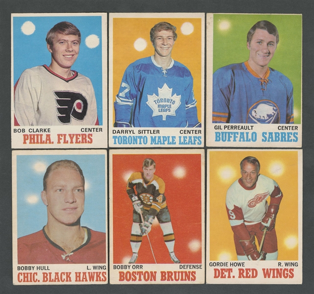 1970-71 O-Pee-Chee Hockey Complete 264-Card Set