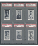 1912-13 Imperial Tobacco C61 Lacrosse PSA-Graded Near Complete Card Set (47/50) Including Newsy Lalonde, Clint Benedict and Jack Laviolette - Current Finest and Second All-Time Finest PSA Set!