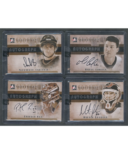 2007-08 ITG Superlative I Silver Autograph 50-Card Set (#/50) Including Roy, Lemieux, Brodeur and Ovechkin