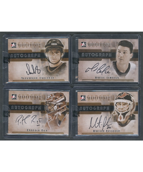 2007-08 ITG Superlative I Silver Autograph 50-Card Set (#/50) Including Roy, Lemieux, Brodeur and Ovechkin