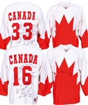 Rod Seiling’s 1972 Canada-Russia Series Team Canada Team-Signed Jerseys (2) and Additional Jerseys (2) from His Personal Collection with His Signed LOA