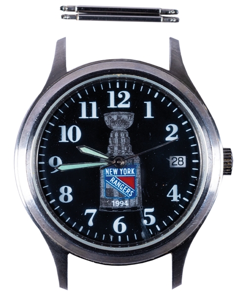 Rod Seiling’s 1994 New York Rangers Stanley Cup Watch from His Personal Collection with His Signed LOA