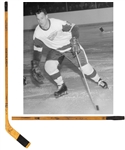 Gordie Howes Early-1960s Detroit Red Wings Signed Northland Game-Used Stick with Great Provenance