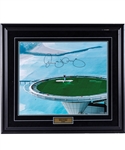 Rory McIlroy Burj Al Arab Hotel in Dubai Signed Framed Photo with UDA COA (29" x 33") 