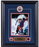 Wayne Gretzky Signed Edmonton Oilers Framed "Assessing Game Play" Photo Display with WGA COA (17” x 21”)