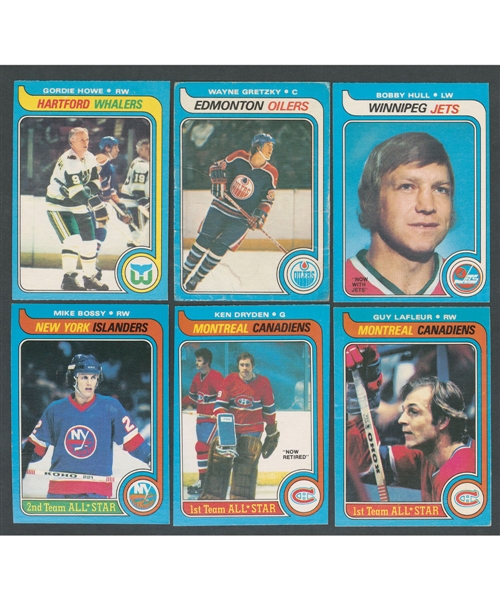 1979-80 O-Pee-Chee Hockey Complete 396-Card Set with Wayne Gretzky Rookie Card