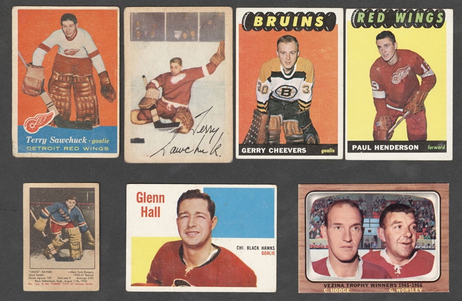 1951-52 to 1963-64 Parkhurst Hockey Cards (51) and 1957-58 to 1970-71 Topps Hockey Cards (101)