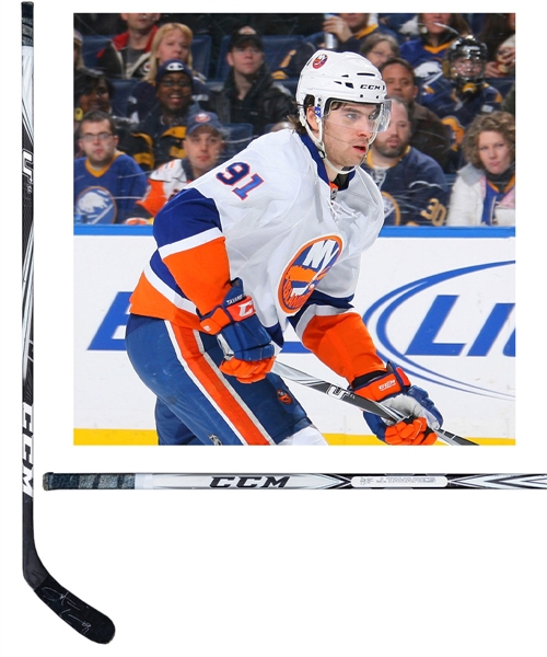 John Tavares’ Circa 2011-12 New York Islanders Signed Game-Used CCM Stick 