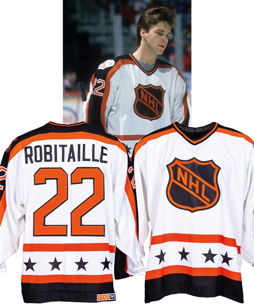 Luc Robitailles 1989 NHL All-Star Game Campbell Conference Game-Worn Jersey from His Personal Collection with His Signed LOA