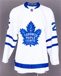 James Van Riemsdyk’s 2016-17 Toronto Maple Leafs Game-Worn Jersey with Team COA – Team Repairs! 