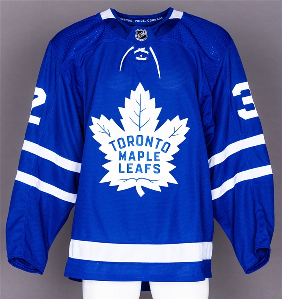 Josh Leivo’s 2017-18 Toronto Maple Leafs Game-Worn Jersey with Team COA 